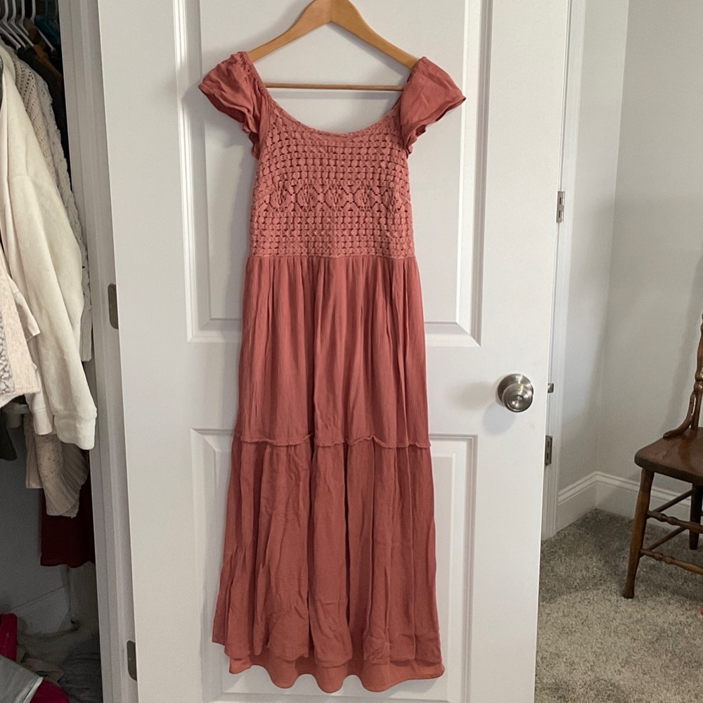 Sincerely Jules Terracotta Maxi Dress